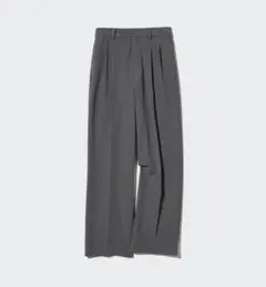 【UNIQLO】 タックワイドパンツ