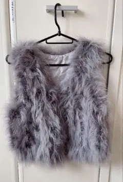 S*i様 リアル毛皮ベスト　グレー　【未使用品】 S*i様 リアル毛皮ベスト グレー 【未使用品】 楽天市場】リアル毛皮ベスト