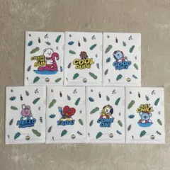 BT21ミニクリアファイル7枚セット