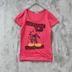 CE2♡Disney ミッキー プリントTシャツ ピンク Lのサムネイル