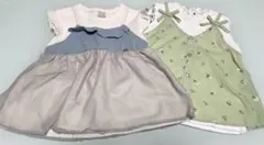 【90サイズ】チュニック2枚セット プティマイン ブランシェス