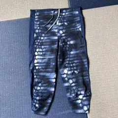 ダークブルー/グレー パターン ボトムス