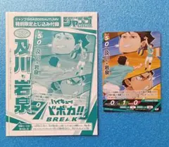ジャンプ GIGA ハイキュー バボカ 及川徹 岩泉一 カード ふろく
