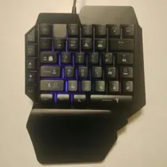 RGBバックライト ゲーミングキーボード 左手用
