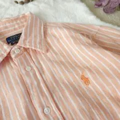 美品】✨ポロラルフローレン リネン クラシックフィットシャツ 