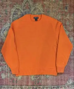 2026年最新】LANDS'END カラー：オレンジ系 メンズ ニット・セーターの