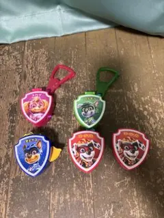 パウ・パトロール キャラクターシールド 5個セット