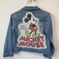 ミッキーマウス デニムジャケット　ハンドメイド