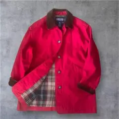 90s LANDS’ END 香港製 カバーオール 赤 S ユニセックス