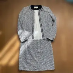 白黒ツイード ジャケットスカートセット
