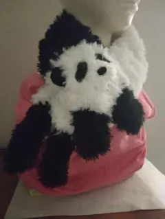 パンダふわふわマフラー