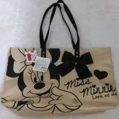 ミニーマウス トートバッグ 大きめ　マザーズバッグエコバッグ