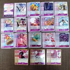 ドンキホーテ海賊団 紫ドフラミンゴ パーツ 蒼海の七傑 L＋各4枚