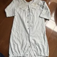 familiar ブルー　ホワイト ツーウェイドレスオール 60cm