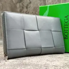 現行 未使用級✨ボッテガヴェネタ カセット マキシイントレ ラウンドファスナー