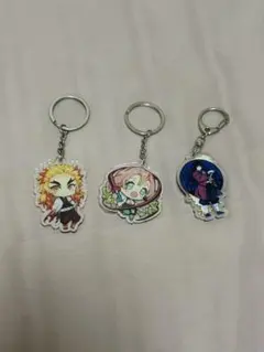 鬼滅の刃アクリルキーホルダー3点セット