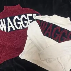 GYDA SWAGGERジャガードニットTOPS