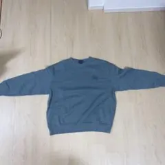 H&M 水色　クルーネック トレーナー