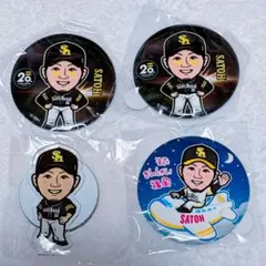 若鷹ガチャ 佐藤直樹 缶バッジ アクスタ セット