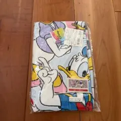 【新品未開封】ドナルドダック フェイスタオル 34×80cm ディズニー 青