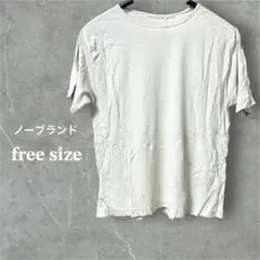 1点物✨️カットソー リブ素材 クルーネック Tシャツ 半袖 薄いグリーン