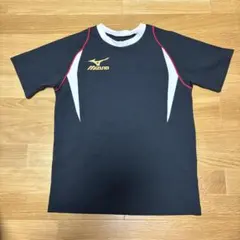 Mizuno バレーボール 半袖シャツ 黒/白/赤