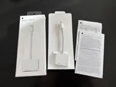 【美品】Apple純正ライトニングケーブル HDMI 変換アダプタ A1438