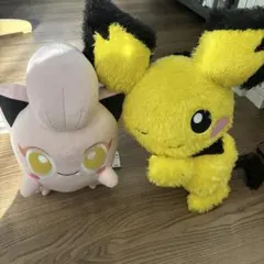 ポケモン めちゃもふぐっと ぬいぐるみ　サケブシッポ　ピチュー　２体セット