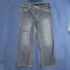 デニムパンツ 丈短め