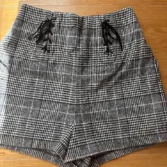 Heatherチェック柄ショートパンツ Fサイズ