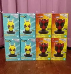 仮面ライダー　BIGサイズソフビ　マスクディスプレイ　ゼロワン、オーズ　合計8体