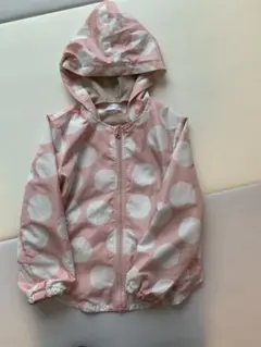 ナイロンパーカー　ドット柄裏メッシュジャケット