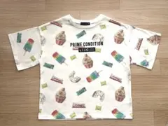 ラブトキ　アイスクリームプリント 半袖Tシャツ Lサイズ(160cm)