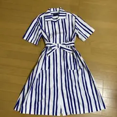 A.P.C. ストライプ シャツワンピース 36