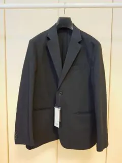 新品未着用】ユニクロ 感動ジャケット ストレッチ 黒 スーツ M 