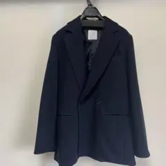 3*マ様 新品未使用 crewre ダブルブレストツイルジャケット ネイビー s 