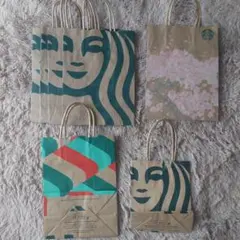 Starbucks ショップ袋 ショッパー 7枚セットのサムネイル