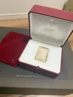 カルティエ　時計　空箱 赤いレザーボックス