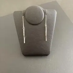 ま*ち様 アメリカンピアス チェーンタイプ シルバー