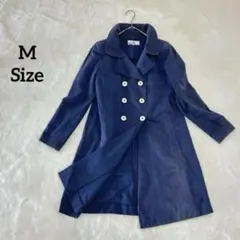 新品　JUNKO SHIMADA ジュンコシマダ　トレンチコート　XL 紺 2025年最新】JUNKO SHIMADA レディース トレンチコート