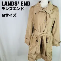 Lands' End ランズエンド　ベージュ トレンチコート Mサイズ　a24のサムネイル