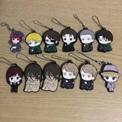 進撃の巨人ラバーキーホルダー10個＋おまけ2