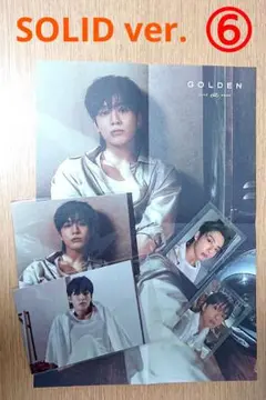 BTS GOLDEN JUNGKOOK SOLID トレカ ポスカ ポスター ⑥