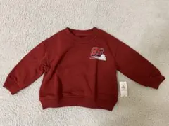 【新品未使用】トレーナー 刺繍ロゴ 90cm