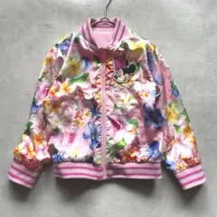 ミニーマウス 花柄ジャケット リバーシブル 5