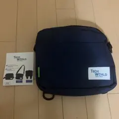 TECH WORLD ショルダーバッグ ネイビー