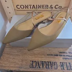 新品未使用　ルタロン GRISE 　ポインテッドストラップ　24cm　キャメル