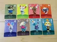 あつまれどうぶつの森amiiboカード8枚セット☆