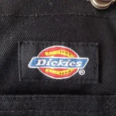 【訳あり】　Dickies　デッキーズ　ブラックサロペット・オーバーオール　M