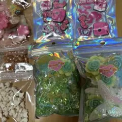 ハンドメイド用 デコパーツ詰め合わせセット